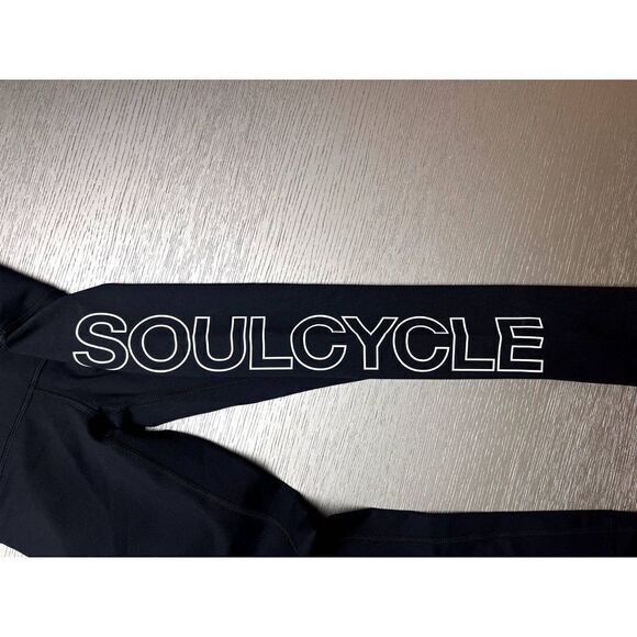 Lululemon x SoulCycle Logo Black Leggings Size 2 New Women's Activewear - Picture 2 of 7